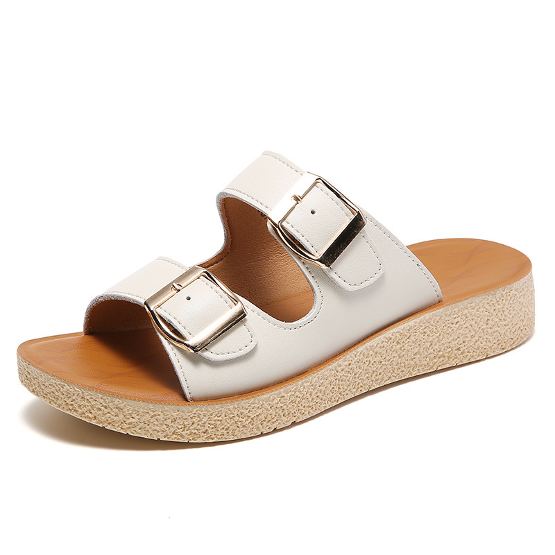 Alminanubuck Leather Elemental Blue |  Womens Two-Strap Sandals