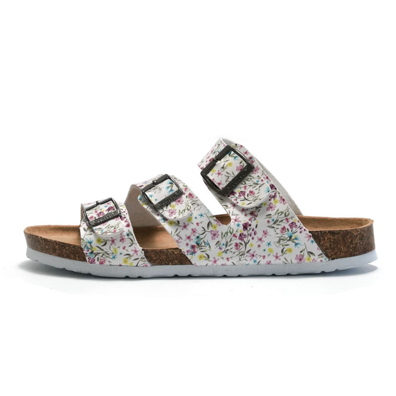 Arizonabirko-Flor New Beige |  Womens Two-Strap Sandals