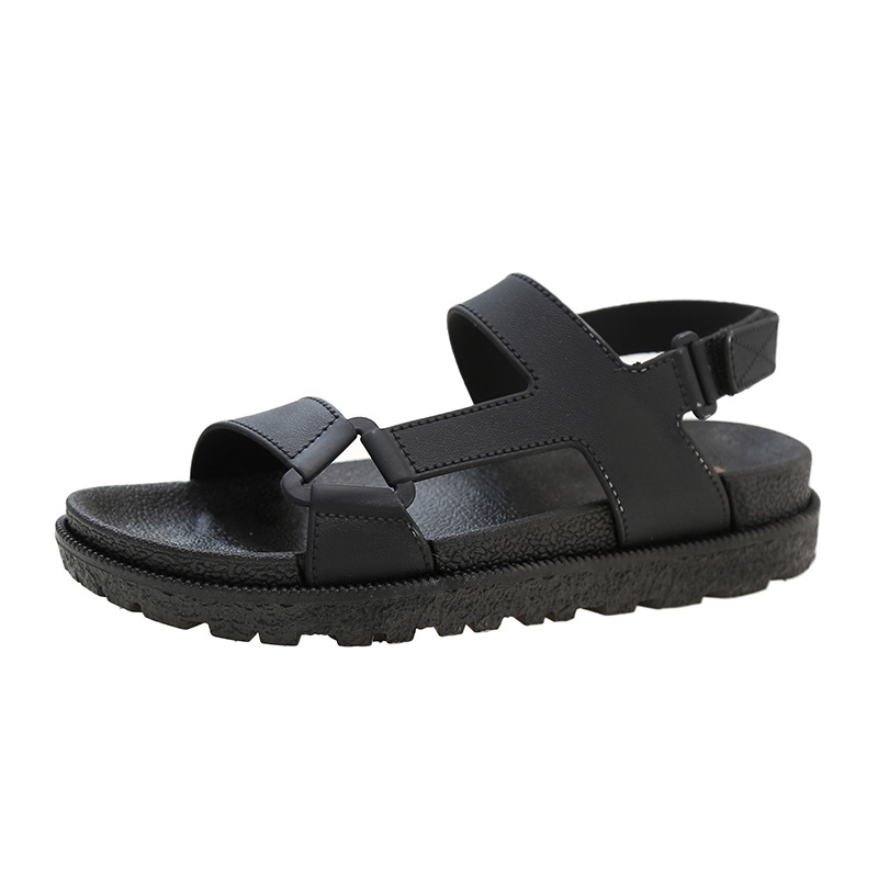 Atacama Menbirko-Flor Futura Black |  Mens Two-Strap Sandals