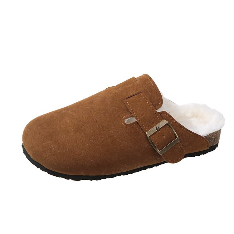 Boston Shearlingsuede Leather Mink |  Womens/Mens Clogs