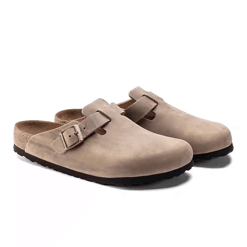 Boston Soft Footbedoiled Leather Tobacco Brown |  Womens/Mens Clogs