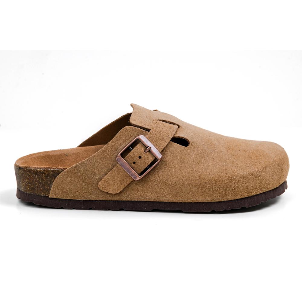 Boston Suede Leather Taupe |  Kids Shoes