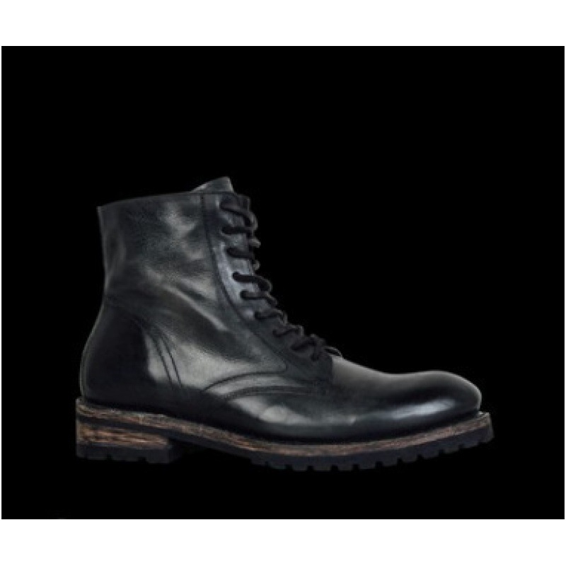 Brysonleather Black |  Womens/Mens Boots