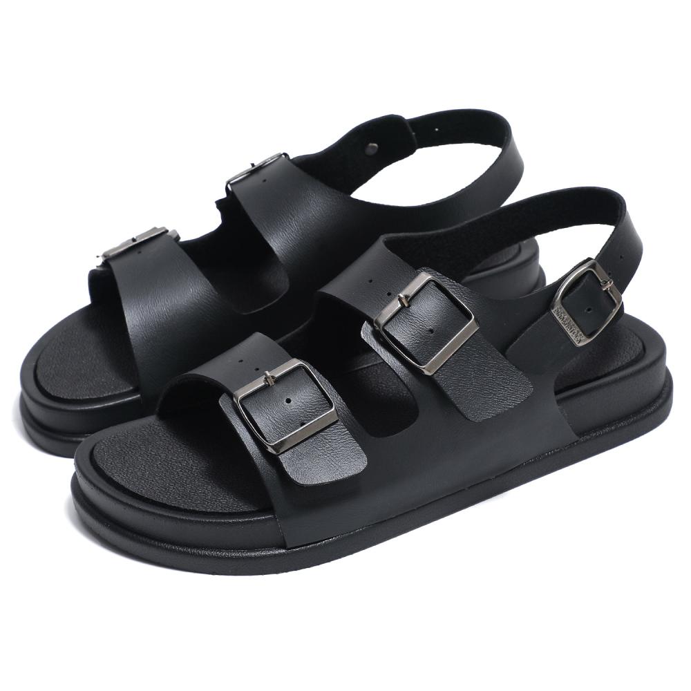 Cannesleather Black |  Womens Back/Ankle Strap