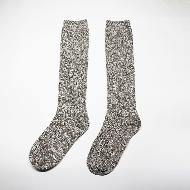 Cotton Slub Mencotton-Polyamide-Elastane Black Gray |  Mens Socks