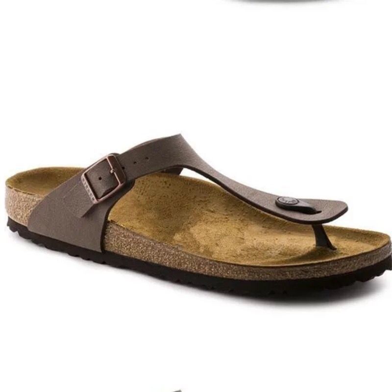 Gizehbirkibuc Mocha |  Womens/Mens Thong Sandals