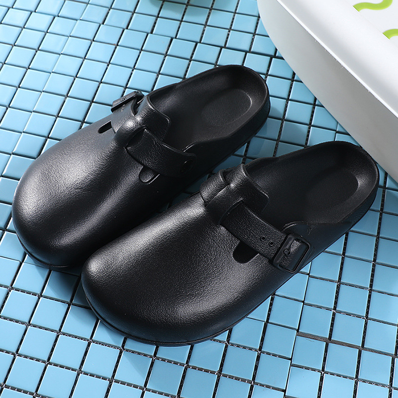 Tokio Proleather Black |  Womens/Mens Clogs