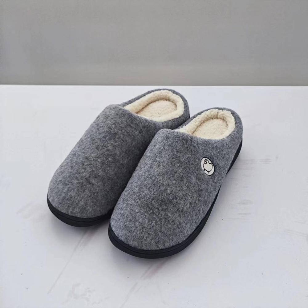 Zermatt Shearlingwool Felt Dark Blue |  Womens/Mens/Kids Clogs