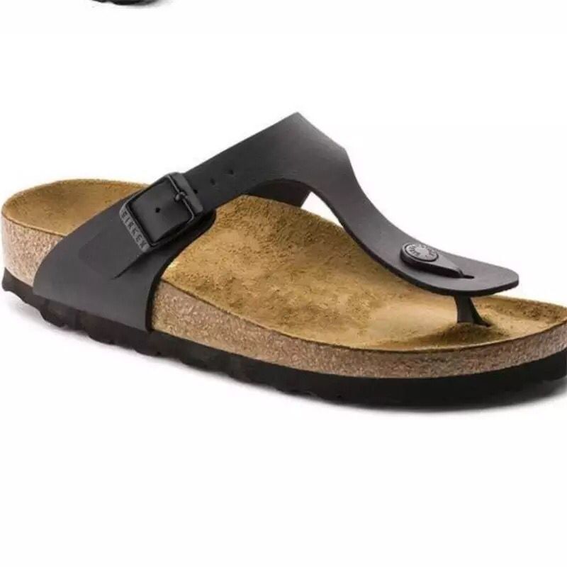 Gizehbirko-Flor Patent Black Patent |  Womens/Mens Thong Sandals